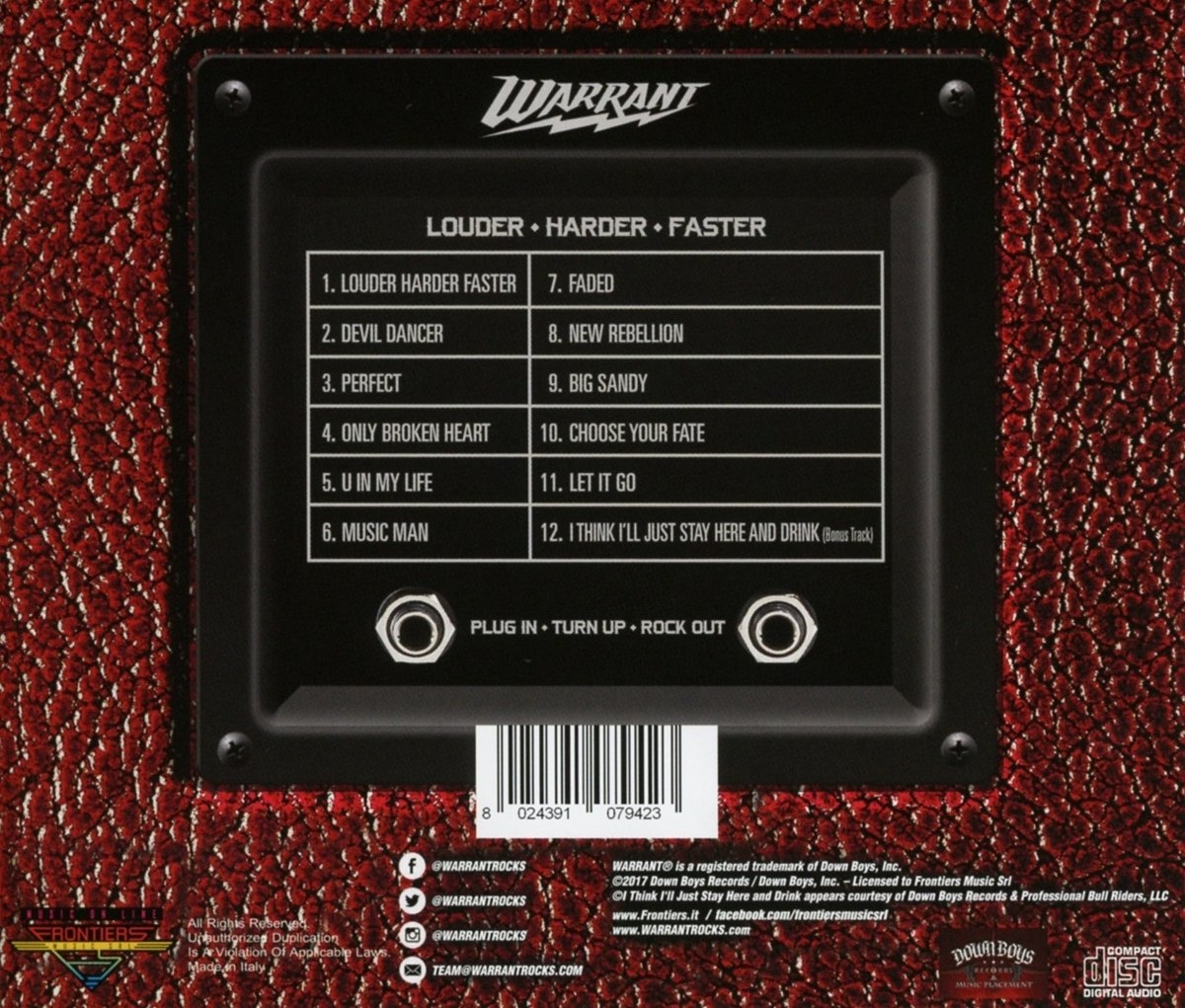 Warrant - Louder Harder Faster - Imagen 2