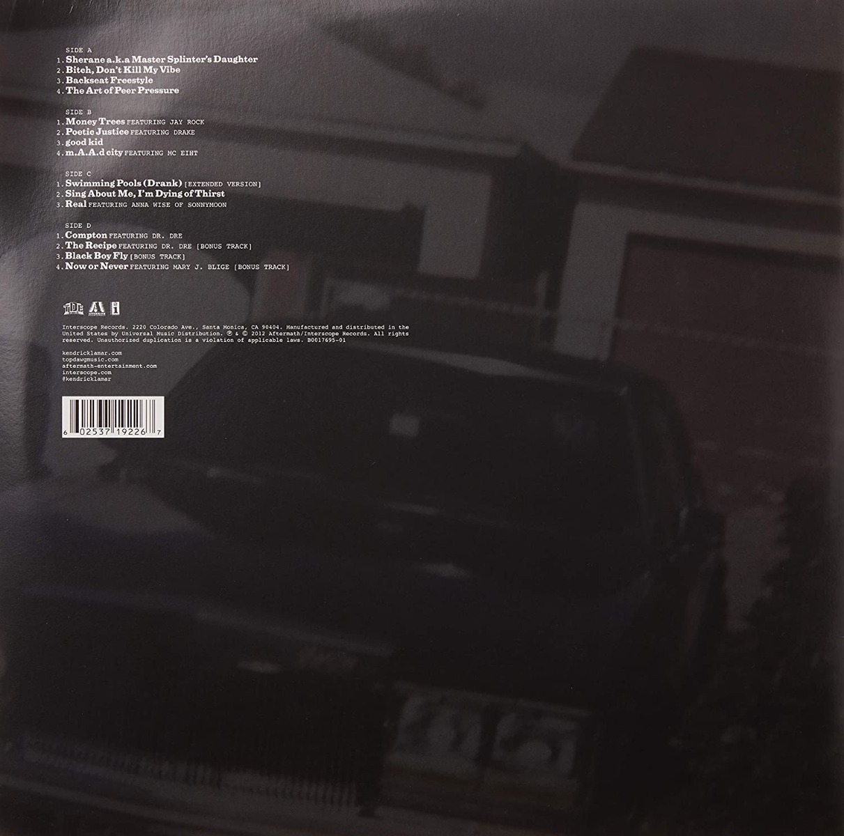 Lamar Kendrick - Good Kid; M.A.A.D. City (2LPs) - Vinilo - Imagen 2