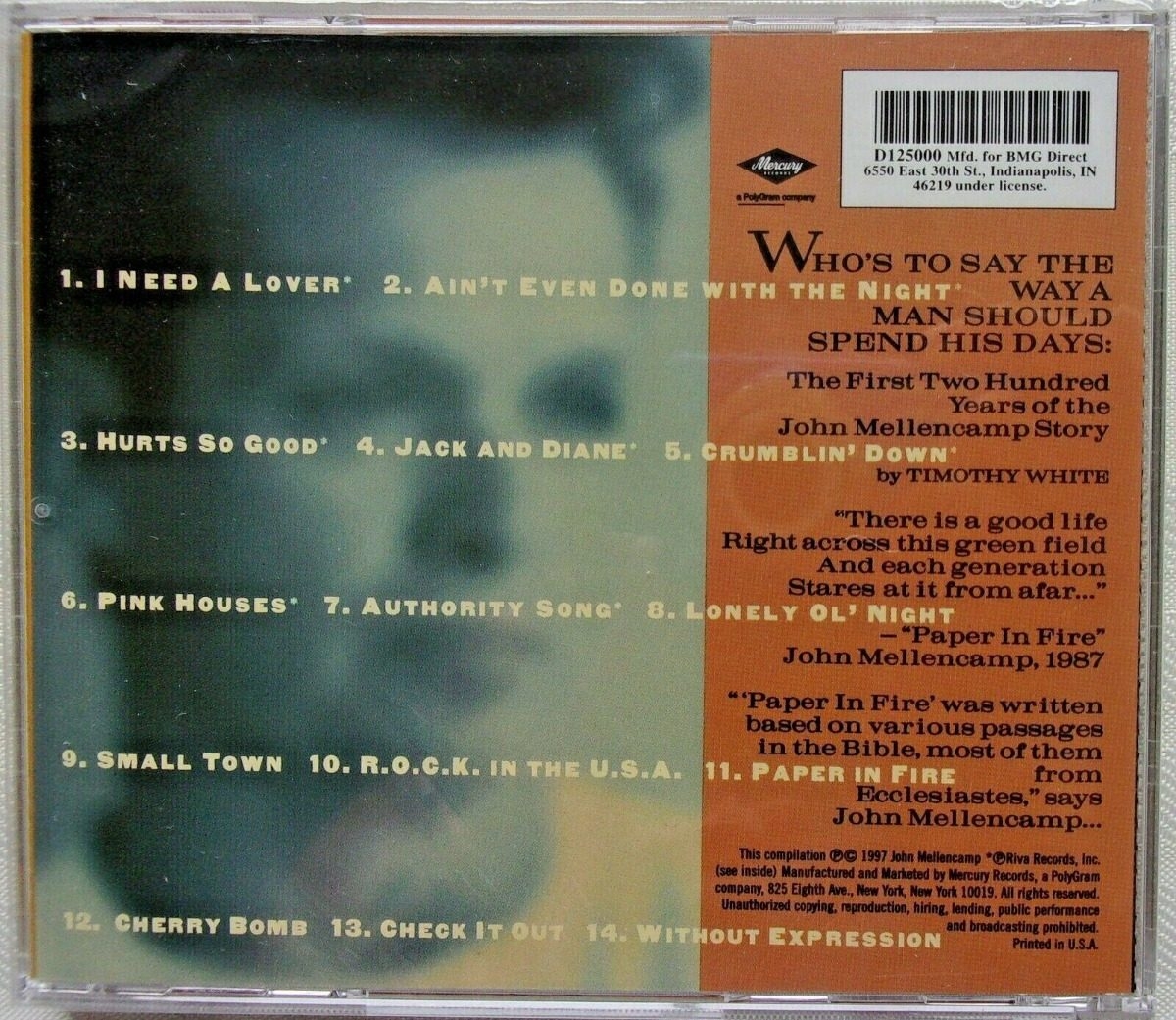 Mellencamp John - The Best That I Could Do (2LPs) - Vinilo - Imagen 2