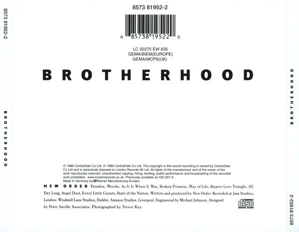 New Order - Brotherhood - Imagen 2