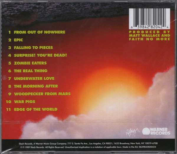 Faith No More - The Real Thing (Edicion Nacional) - Vinilo - Imagen 2