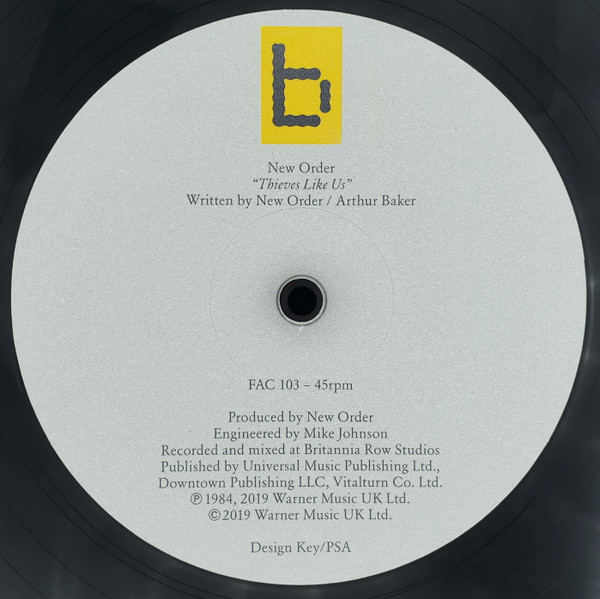 New Order - Thieves Like Us 12" - Vinilo Maxi Single - Imagen 2