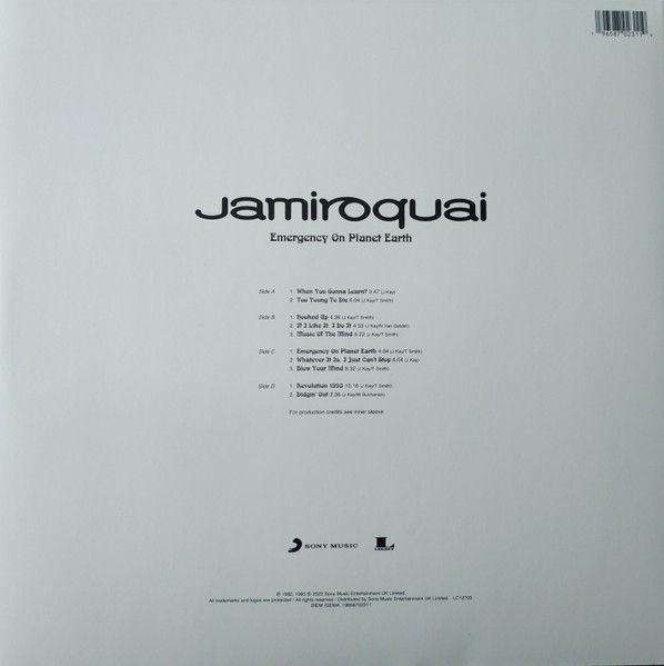 Jamiroquai - Emergency on Planet Earth (2LPs) - Vinilo - Imagen 2