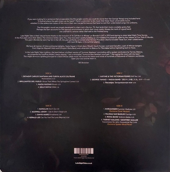 Khruangbin - Late Night Tales (2 LPs) - Vinilo - Imagen 2
