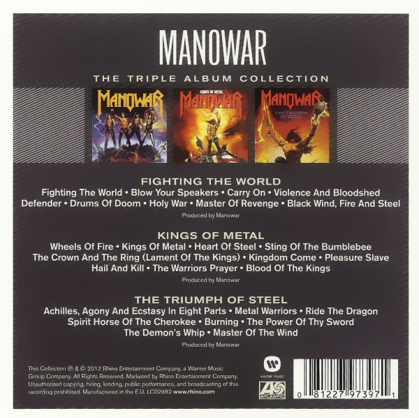 Manowar - Triple Album Collection - Imagen 2
