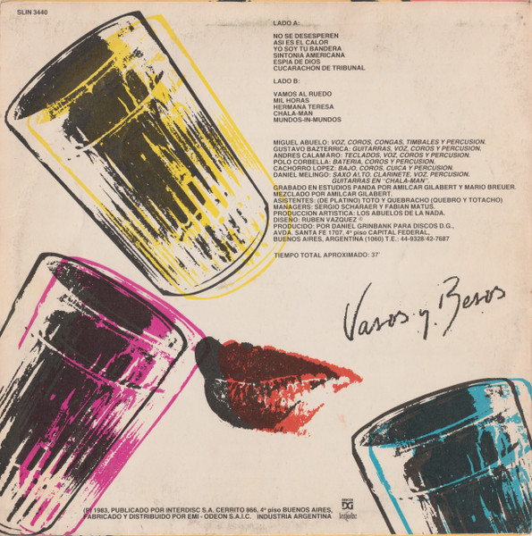 Abuelos De La Nada Los - Vasos y Besos - Vinilo - Imagen 2